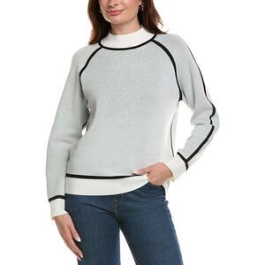 Fate Womens  Wool-Blend Mock Neck Sweater, Tan